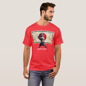 Japanische Flagge und Samurai Art Shirt (Vorne ganz)