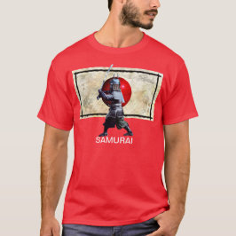 Japanische Flagge und Samurai Art Shirt