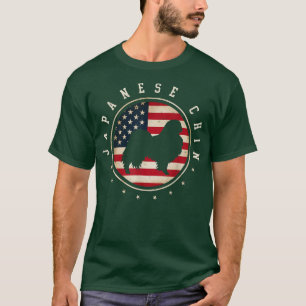 Japanische Flagge USA Flag 4. Juli Mama Vater T-Shirt
