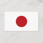 Japanische Flagge Visitenkarte (Vorderseite)