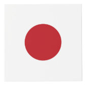 Japanische Flagge Würfel (Vorderseite)