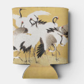 Japanische Flock Cranes Vintag Bird Rich Classic Dosenkühler (Rückseite)