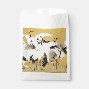 Japanische Flock Cranes Vintag Bird Rich Classic Geschenktütchen