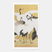 Japanische Flock Cranes Vintag Bird Rich Classic