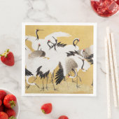 Japanische Flock Cranes Vintag Bird Rich Classic Serviette (Beispiel)