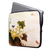 JAPANISCHE FLORALDRUCKBÜHNE FÜR FLY Electronics Laptopschutzhülle (Vorderseite Links)