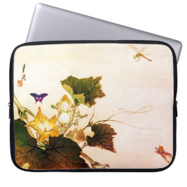JAPANISCHE FLORALDRUCKBÜHNE FÜR FLY Electronics Laptopschutzhülle