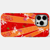 Japanische florale Kimono Muster Spring Case-Mate iPhone Hülle (Rückseite (Horizontal))