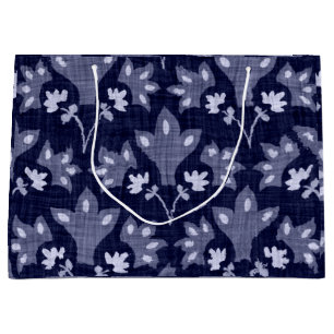 JAPANISCHE FLORALPATTER CUSTOM GIFT BAG GROßE GESCHENKTÜTE