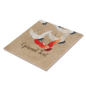 Japanische Flugkrane Fliese (Seite)