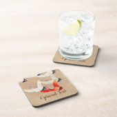 Japanische Flugkrane Getränkeuntersetzer (Rechte Seite)