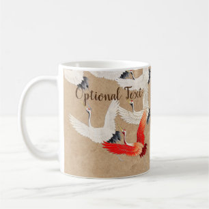 Japanische Flugkrane Kaffeetasse