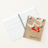 Japanische Flugkrane Notizblock (Innenseite)