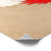 Japanische Flugkrane Poster (Ecke)