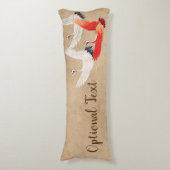 Japanische Flugkrane Seitenschläferkissen (Vorderseite Vertikal)