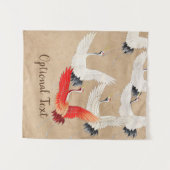 Japanische Flugkrane Wandteppich (Vorderseite (Horizontal))