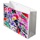 Japanische Frau neben dem Wasser, Matisse Große Geschenktüte (Vorderseite Schrägansicht)