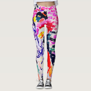 Japanische Frau neben dem Wasser, Matisse Leggings
