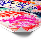 Japanische Frau neben dem Wasser, Matisse Poster (Ecke)