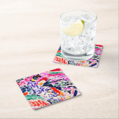 Japanische Frau neben dem Wasser, Matisse Rechteckiger Pappuntersetzer (Vor Ort)