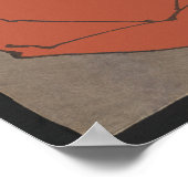 Japanische Frau und der Zauberer Poster (Ecke)