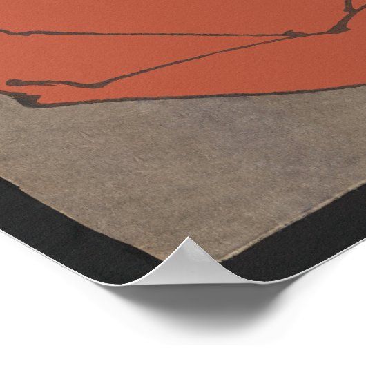 Japanische Frau und Zauberer auf dem Manno-Berg Poster (Ecke)