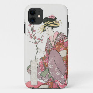 Japanische Frau Vintage-Malerei Kunst-Holzschnittd Case-Mate iPhone Hülle