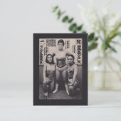 Japanische Frauen des Wrestlings Postkarte (Stehend Vorderseite)