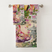 Japanische Frauen in Kimono Badhandtuch Set (Insitu)