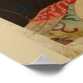 Japanische Frauen mit Sakura Ukiyo Art Nr. 5 Poster (Ecke)