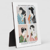 Japanische Frauenporträts - Goyō Hashiguchi Fotoplatte (Seite)