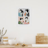 Japanische Frauenporträts - Goyō Hashiguchi Poster (Küche)