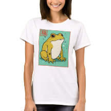 Japanische Frosch-Illustration Glück Design