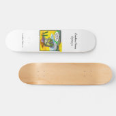 Japanische Frösche unberührt von Radiation Skatebo Skateboard (Horizontal)