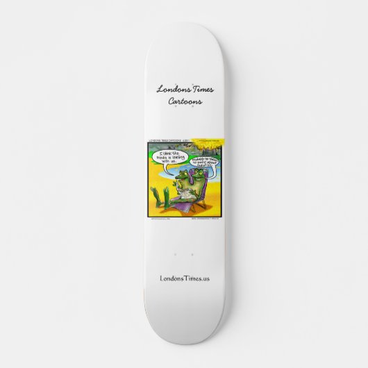 Japanische Frösche unberührt von Radiation Skatebo Skateboard (Vorne)