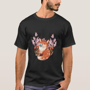 Japanische Fuchs-Kirschblüten-Blume Sakura T-Shirt
