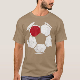 Japanische Fußballflagge Jersey Japanischer Fußbal T-Shirt
