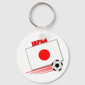 Japanische Fußballmannschaft Schlüsselanhänger (Vorderseite)