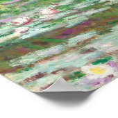 Japanische Fußbrücke, Claude Monet Fine Art Poster (Ecke)