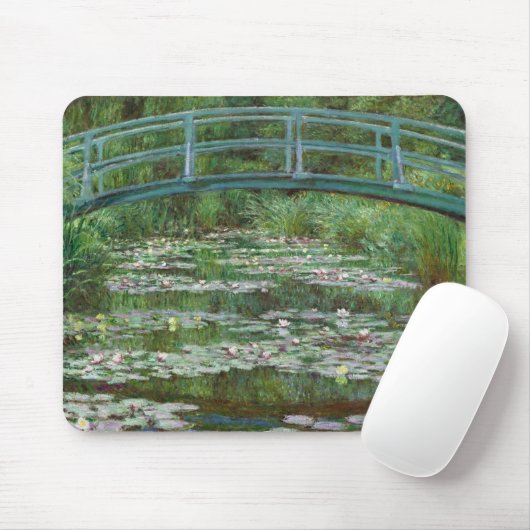 Japanische Fußbrücke Claude Monet Französische Kun Mousepad (Mit Mouse)