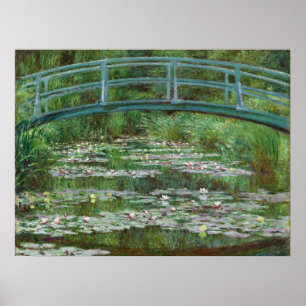 Japanische Fußbrücke Claude Monet Französische Kun Poster
