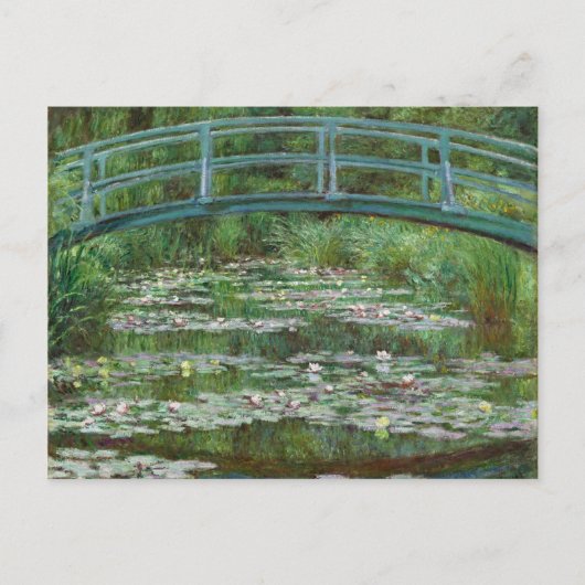 Japanische Fußbrücke Claude Monet Französische Kun Postkarte (Vorderseite)