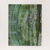 Japanische Fußbrücke Claude Monet Französische Kun Puzzle (Vertikal)