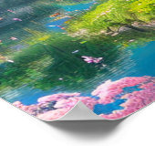 Japanische Garden Dreamland Poster (Ecke)
