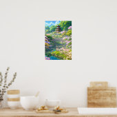 Japanische Garden Dreamland Poster (Küche)