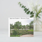 Japanische Gärten - Houston, Texas - Postcard Postkarte (Stehend Vorderseite)