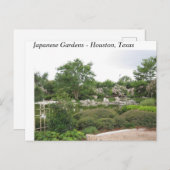 Japanische Gärten - Houston, Texas - Postcard Postkarte (Vorne/Hinten)