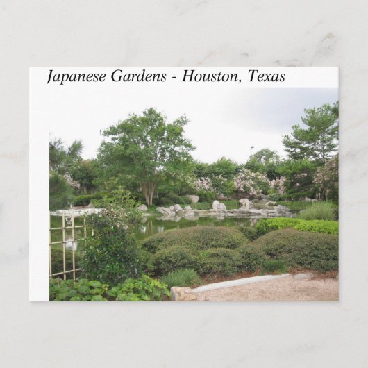 Japanische Gärten - Houston, Texas - Postcard Postkarte (Vorderseite)