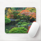 Japanische Gärten im Herbst in Portland, Oregon 3 Mousepad (Mit Mouse)