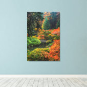 Japanische Gärten im Herbst in Portland, Oregon 5 Leinwanddruck (Insitu (Holzboden))
